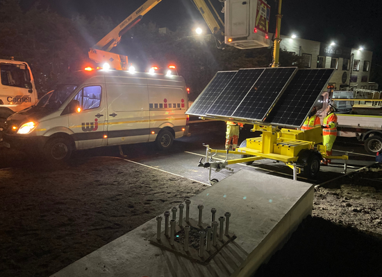 WJ van and solar generators